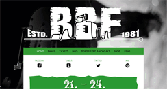 Desktop Screenshot of burgbergfestival.de